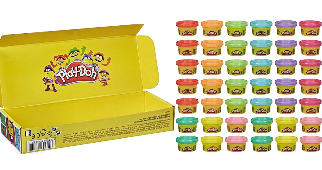 play doh box and 42 cups