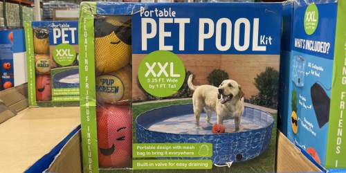 Portable Pet Pool Kit w/ 3 Toys Just $32.49 at Costco (Regularly $60)