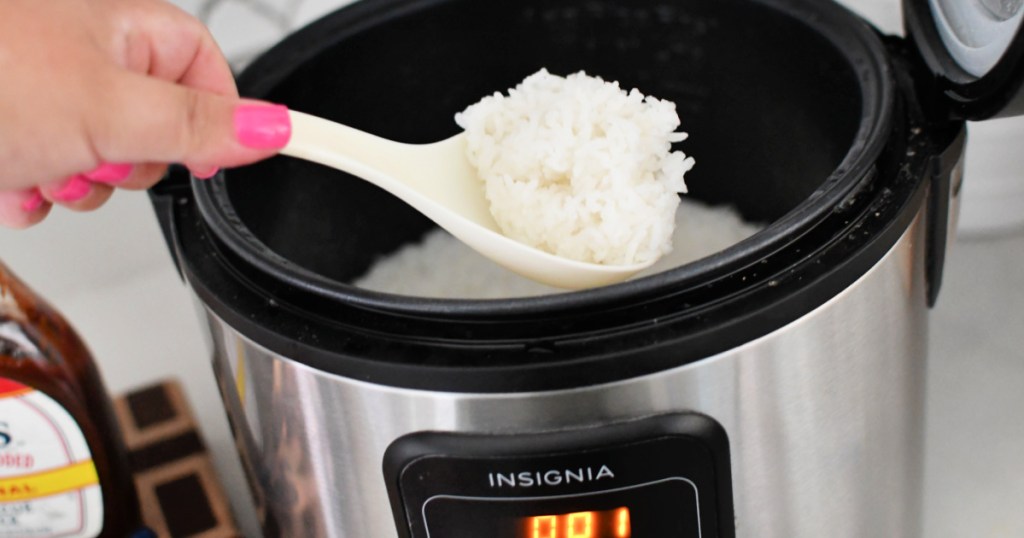 rice from insignia rice cooker