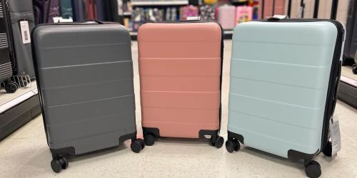 50% Off Target Luggage | Carry-On Suitcases from UNDER $30