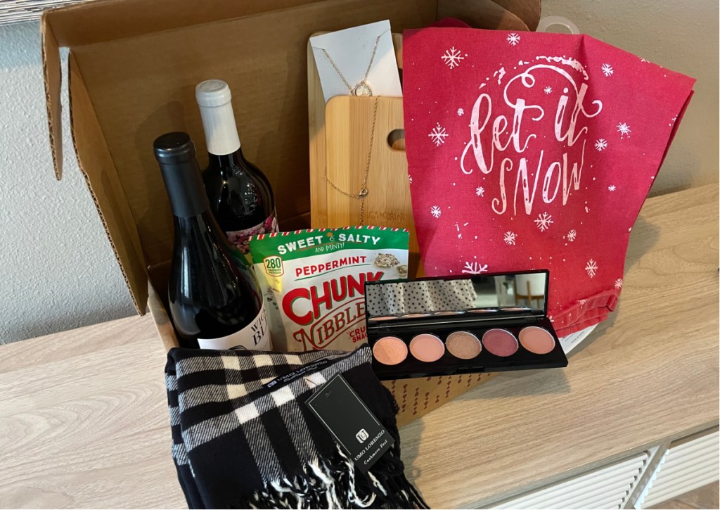 wine towel and more in box