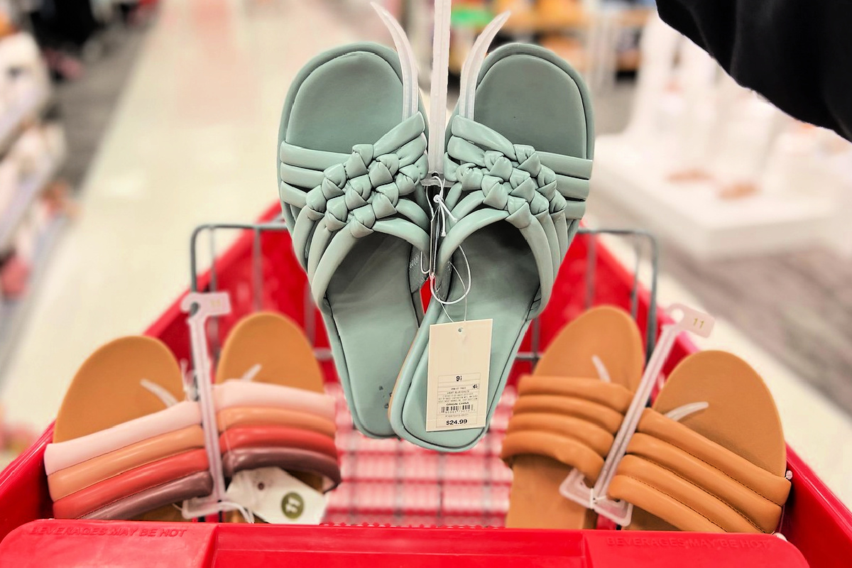 Sandals at Target