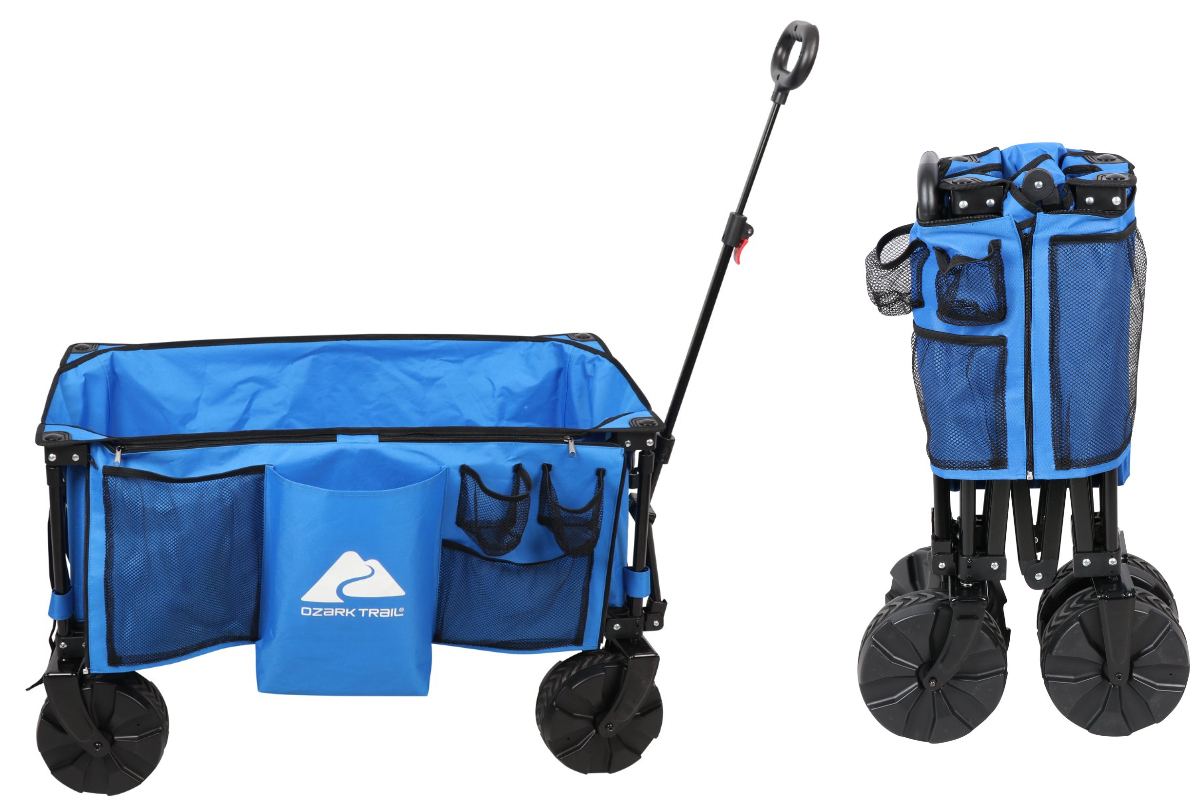 All terrain folding wagon