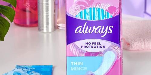 FREE Always Liners on Walgreens.com – Just Use Your Phone