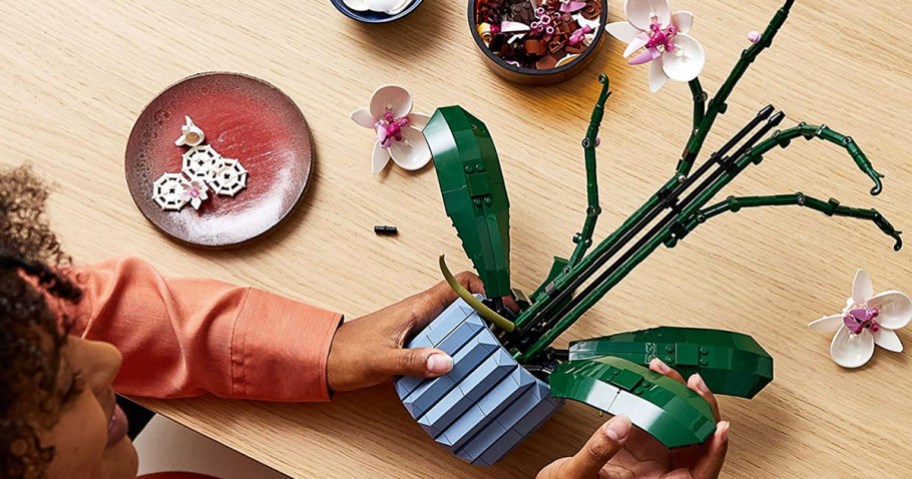 LEGO Orchid set with woman