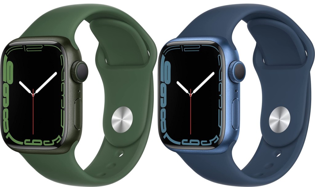 Apple Watch series 7 in two color choices