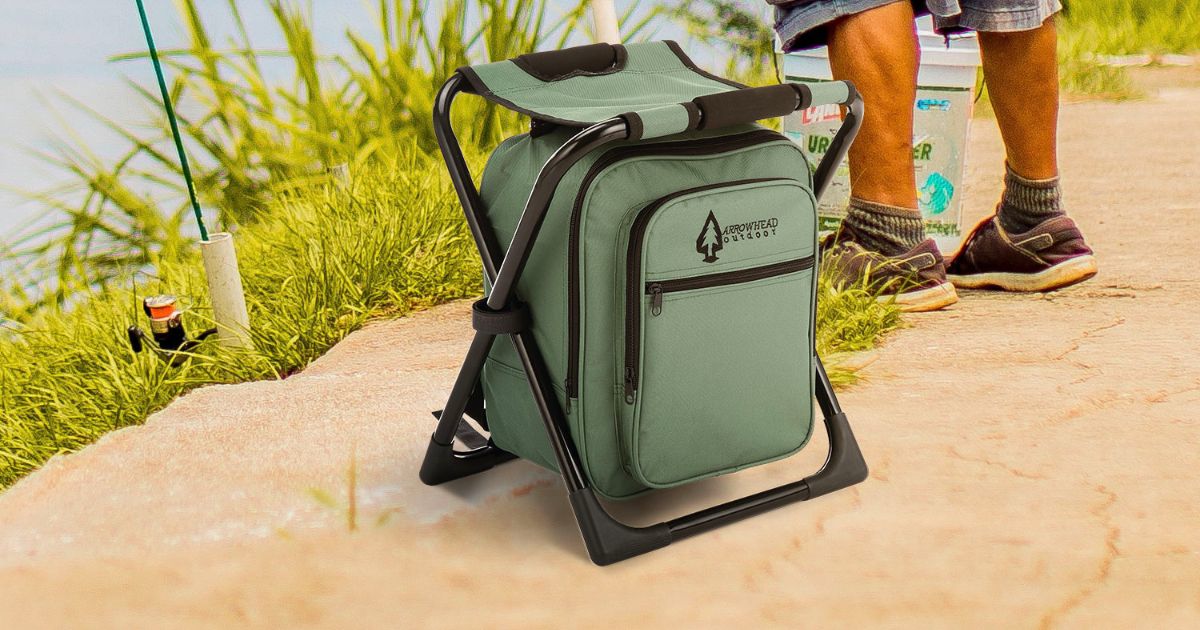 50% Off Arrowhead Camping Essentials, Chair w/ Cooler Just $26.99 Shipped  (Reg. $45) + More