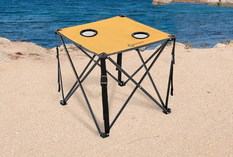 Arrowhead Outdoors Camp Table on the beach