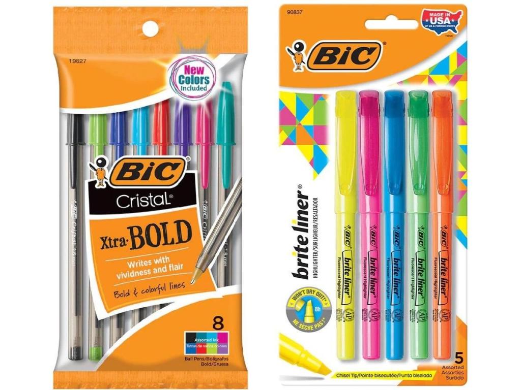 BIC Pens and Highlighters