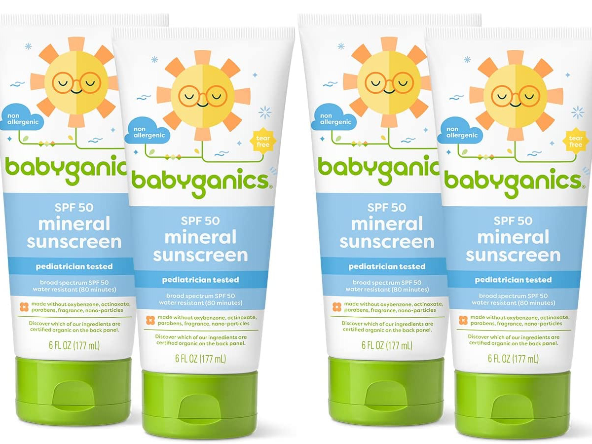 Babyganics SPF 50 Baby Sunscreen Lotion 2 Pack-2