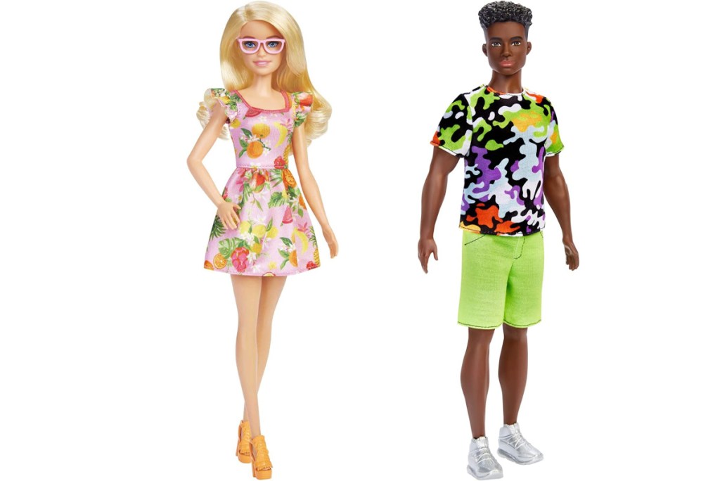 Barbie Fashionistas Doll with Blonde Hair & Fruit Print Dress