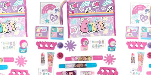 Barbie 20-Piece Makeup Set Only $5 on Walmart.com (Regularly $25) | Includes Hair Chalk, Lip Glosses & More