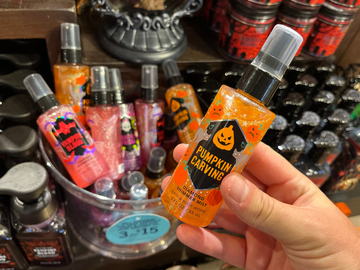 bath and body works halloween body care