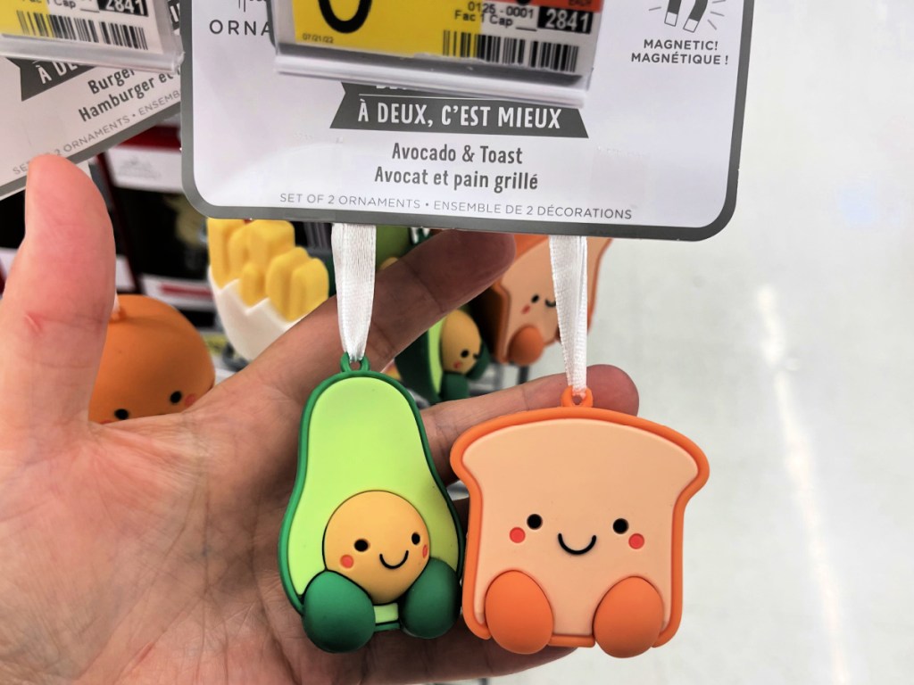 Better Together Magnetic Hallmark Ornaments Avocado and Toast