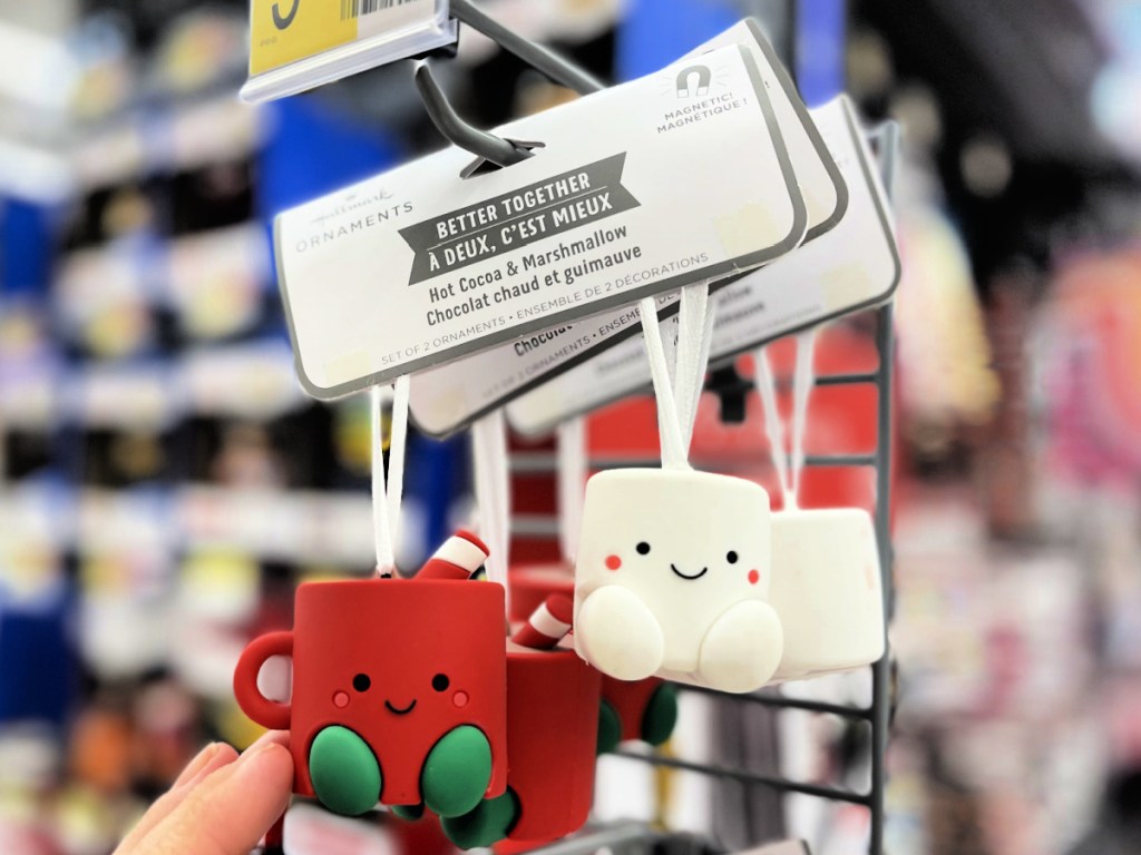 Better Together Magnetic Hallmark Ornaments Hot Cocoa and Marshmallow