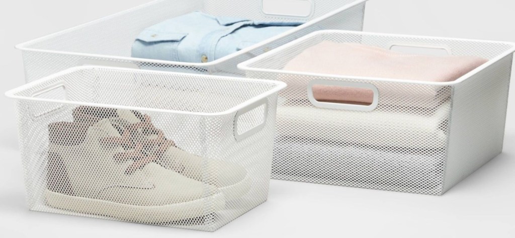 Brightoom Metal Shoe Bin