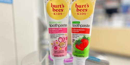 Burt’s Bees Kids Toothpaste Only $1.49 at Walgreens (In-Store or Online)