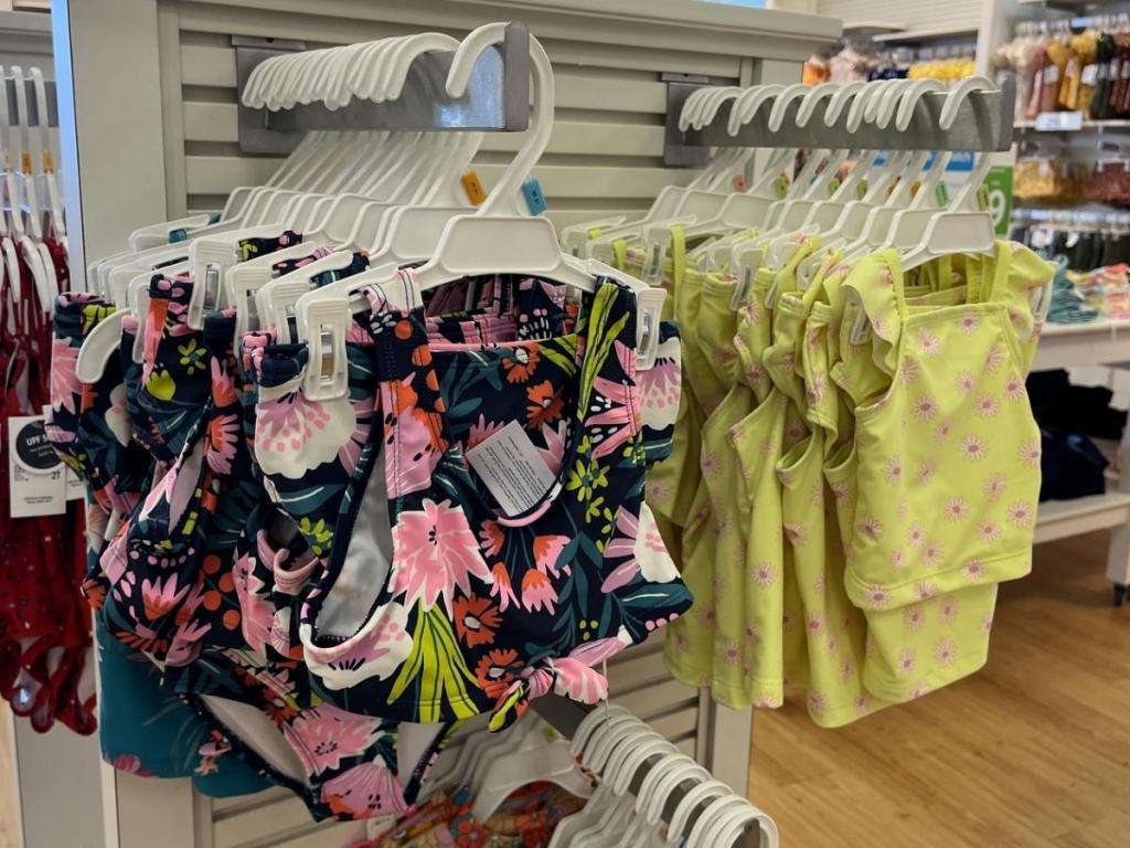 carter's swimwear for girls in store