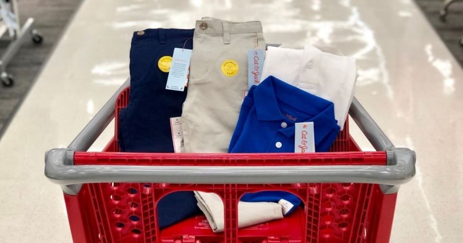 $10 Off $40 Target Cat & Jack Uniform Purchase (Stacks w/ Sale Prices!)