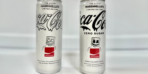 NEW Limited Edition Marshmello x Coca-Cola Is a Summery Combo of Strawberry & Watermelon Flavors