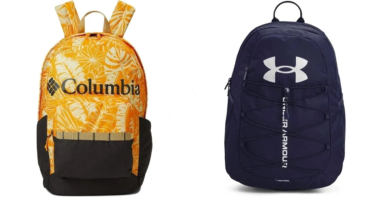 Columbia and Under Armour Backpacks