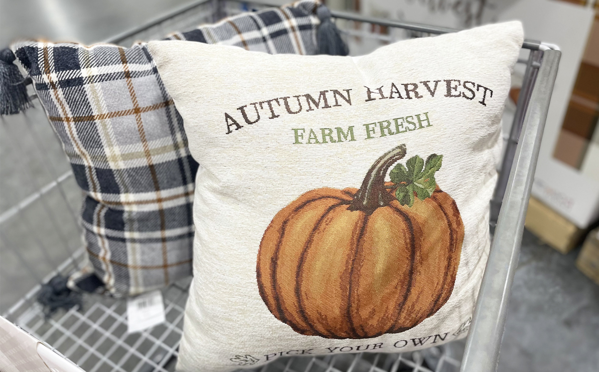 Costco Fall Home Decor Now Available | Throw Pillows, Doormats, & More