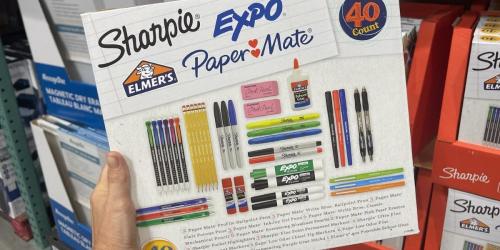 Costco School Supplies | 40-Piece Back to School Bundle Only $10.99 (Regularly $16) + More