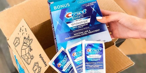 Crest 3D Whitestrips Just $29.99 Shipped on Amazon (Regularly $46) – Enough for 22 Treatments