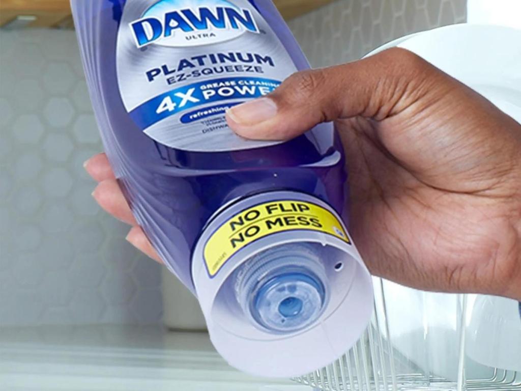 Dawn-Dish-Soap-EZ-Squeeze-Platinum-Dishwashing-Liquid صابون أطباق Dawn Platinum EZ-Squeeze مجانًا في Walmart!