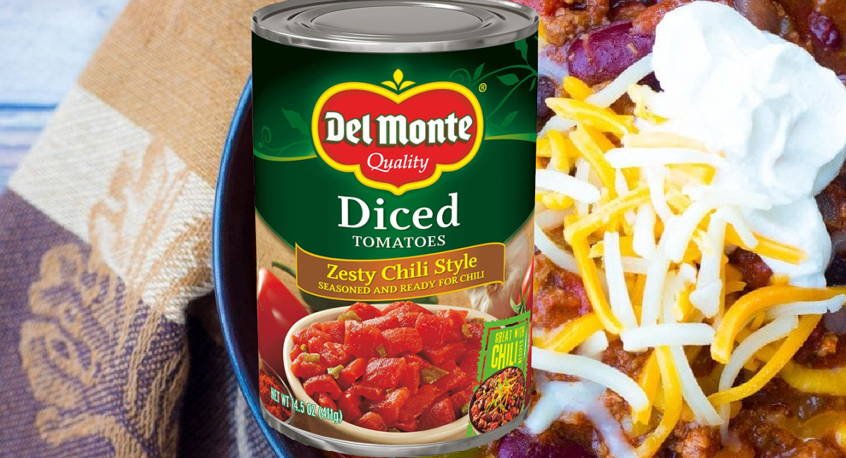 Del Monte Diced Tomatoes Just 87¢ Shipped on Amazon (Great for Chili