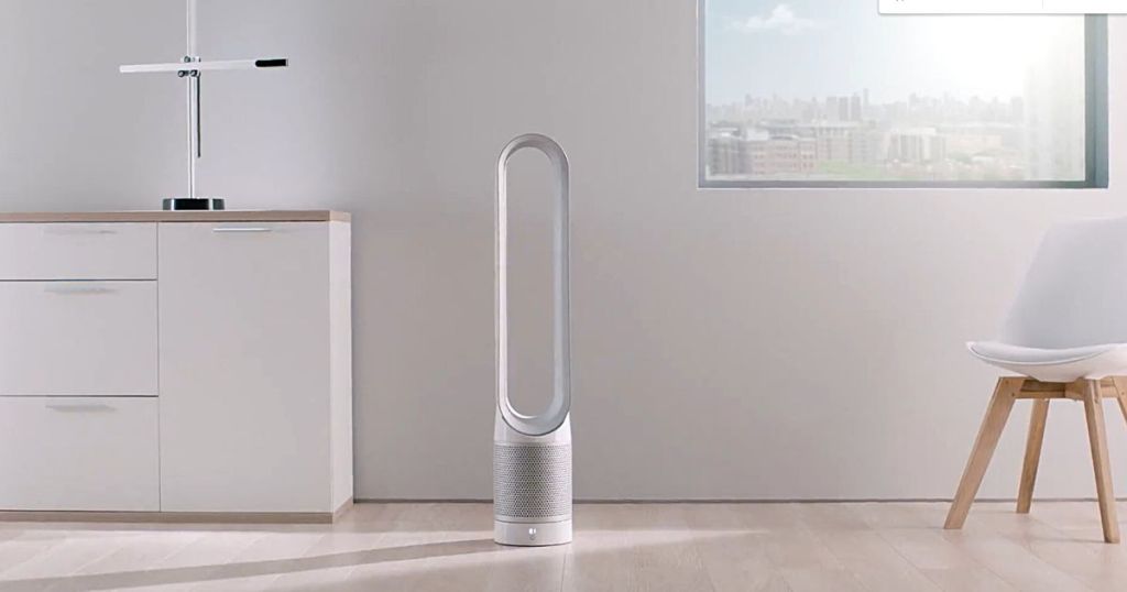 Dyson Pure Cool Link Smart Tower Air Purifier + Fan on floor