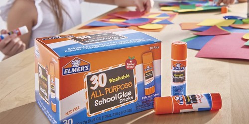 Elmer’s Glue Sticks 30-Count Only $8 Shipped on Amazon (Regularly $25)