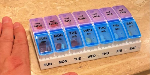 Weekly AM/PM Travel Pill Organizer Only $3 on Amazon
