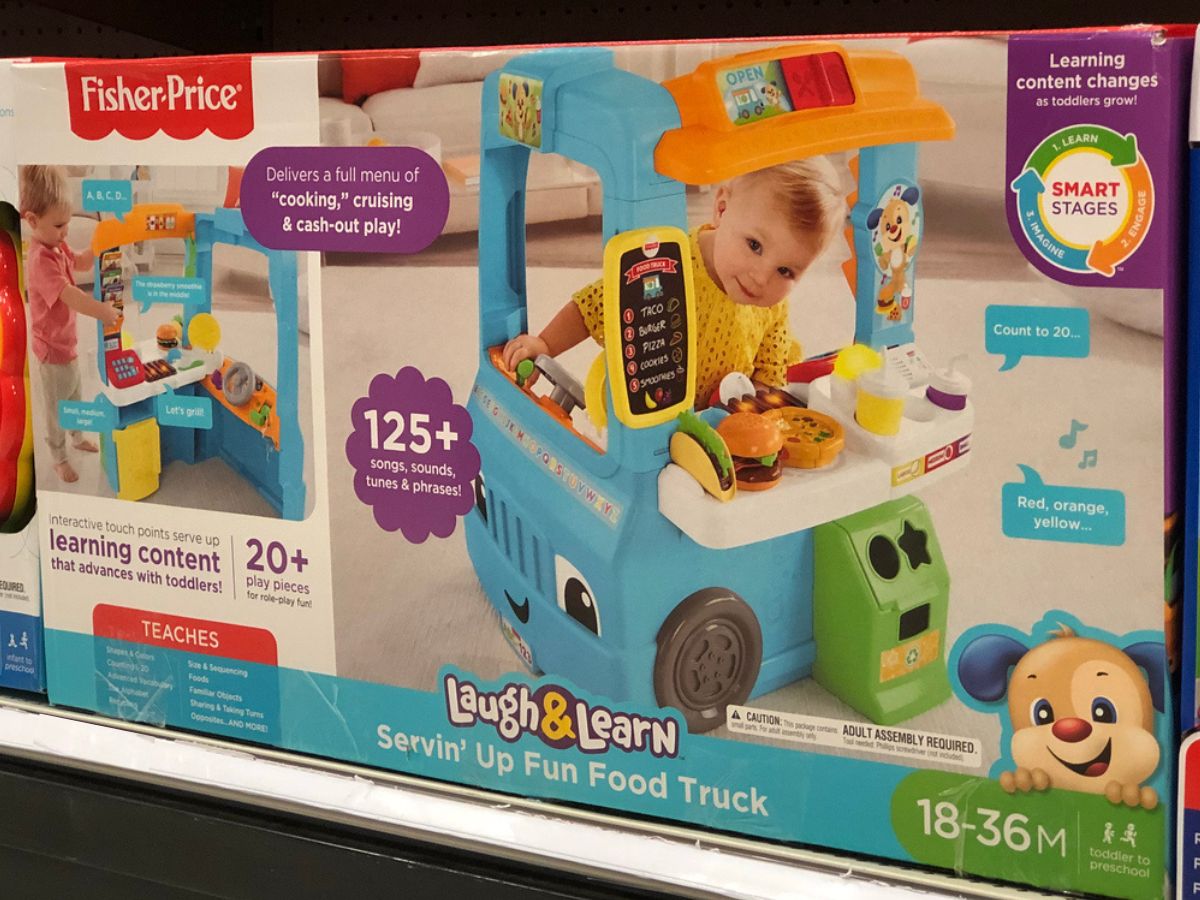 Fisher price cheap food truck toy