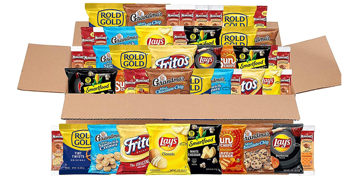 Frito-Lay-Sweet-Salty-Snacks-Variety-Box تنزيلات التوفير الفائق عبر الإنترنت من Sam's Club مباشرة الآن |  عروض على السلع المنزلية والهالوين والبقالة والمزيد!