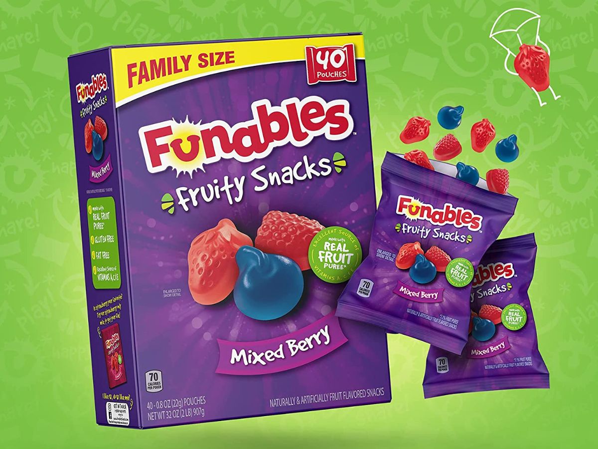 Funables Fruity Snacks 40Count Only 5.50 Shipped for Amazon Prime