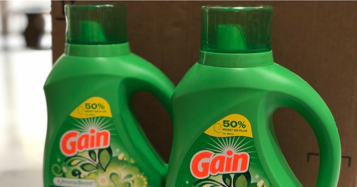 Gain Laundry Detergent Original Scent 2-Pack Only $10.95 Shipped on Amazon (Regularly $17)