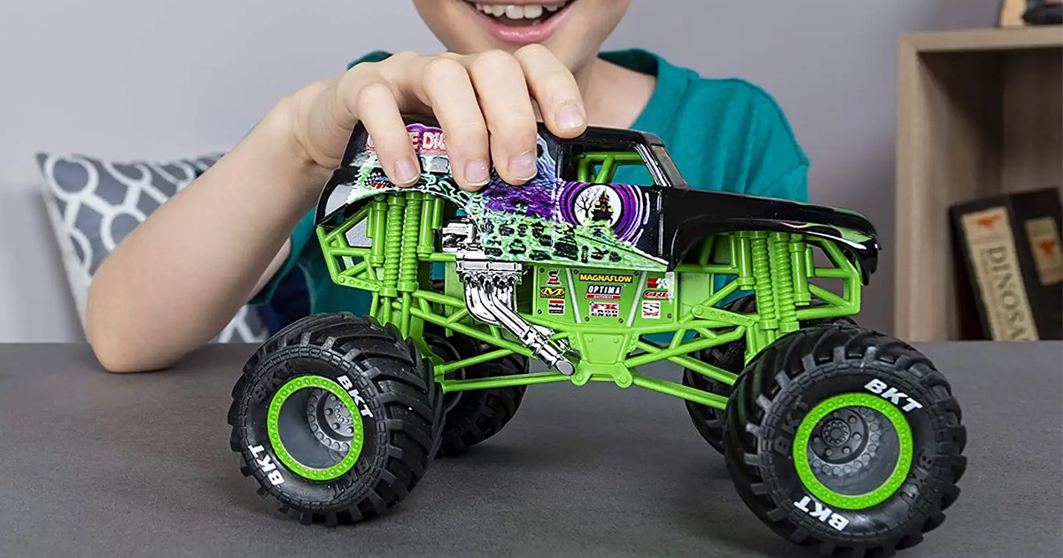 Monster Jam Remote Control Trucks 11 Shipped on Amazon Grave Digger, Megalodon & More!