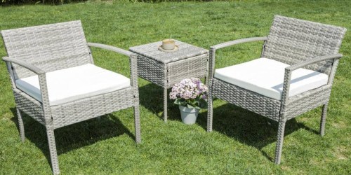 Up to 45% Off Home Depot Patio Furniture | 3-Piece Conversation Set Only $136 Shipped (Reg. $260)