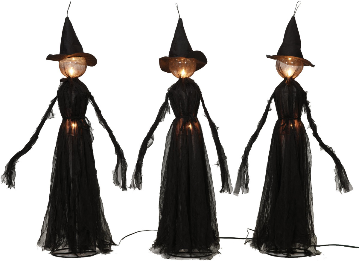 Lighted Halloween Witch Stakes 3-Pack Just $51.75 Shipped on Walmart ...