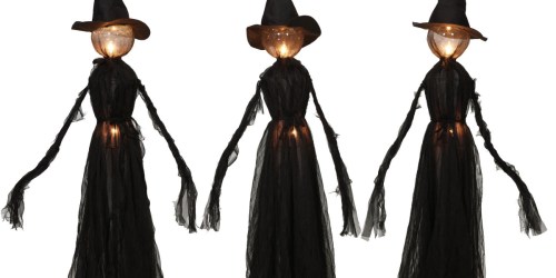 Lighted Halloween Witch Stakes 3-Pack Just $51.75 Shipped on Walmart.com (Regularly $69)