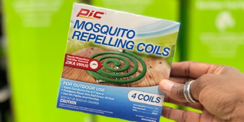 PIC Mosquito Repellent Coils 4-Pack Only 98¢ on Walmart.com
