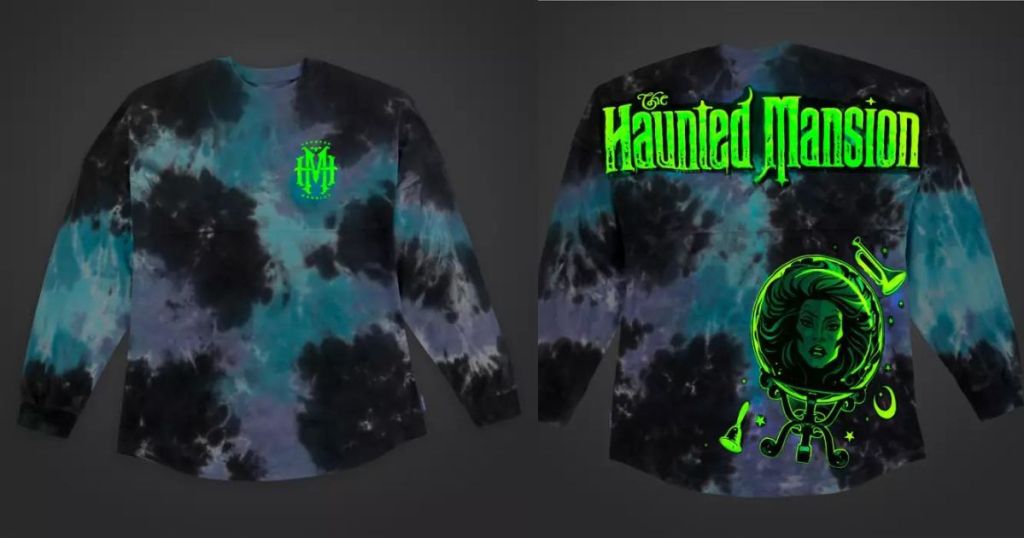 front and back of Haunted Mansion Spirit Jersey