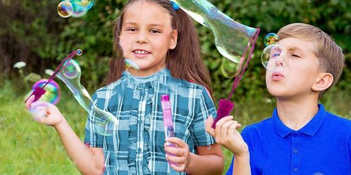 Giant Bubble Wands 24-Pack Only $18.99 on Amazon (Regularly $27) | Just 79¢ Each!