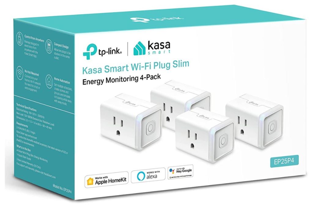 Kasa Smart Plug Mini 15A, Apple HomeKit Supported, Smart Outlet Works with Siri