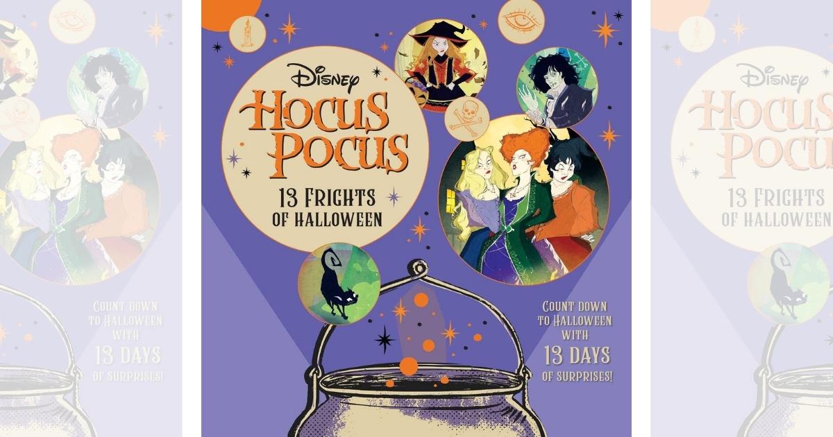 stock image of the disney Hocus Pocus count down Halloween Calendar frights of Halloween advent calendar