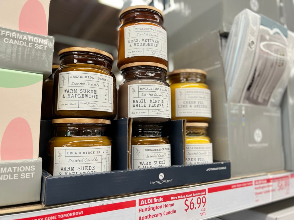 ALDI Huntington Home Apothecary Candles Only $6.99