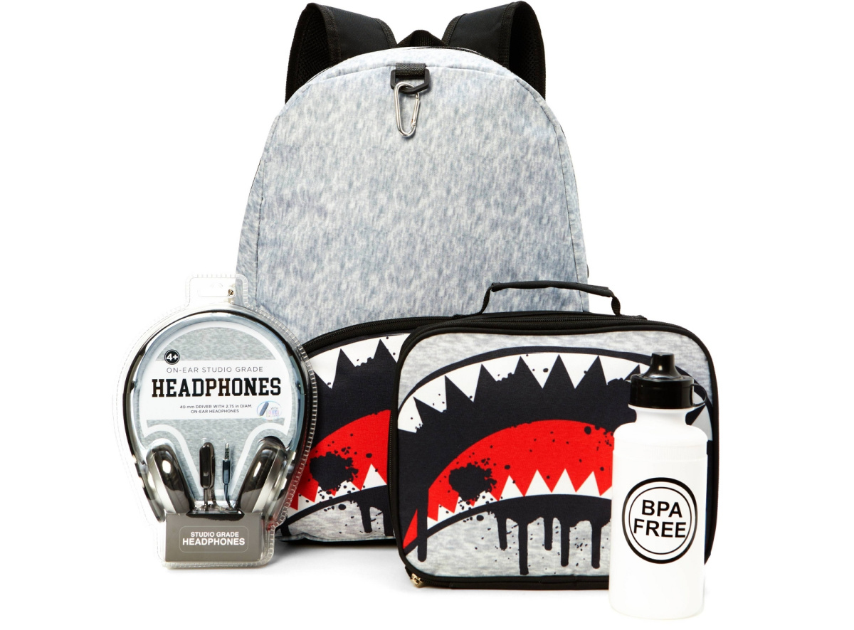 shark themed backpacks and accessories