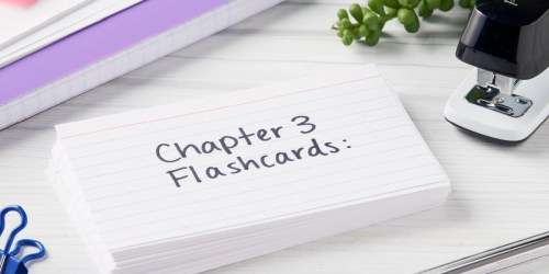Oxford Ruled Index Cards 500-Pack Only $2.98 on Walmart.com