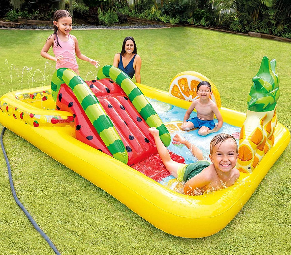 Intex Family swim center fruit themed inflatable above ground pool
